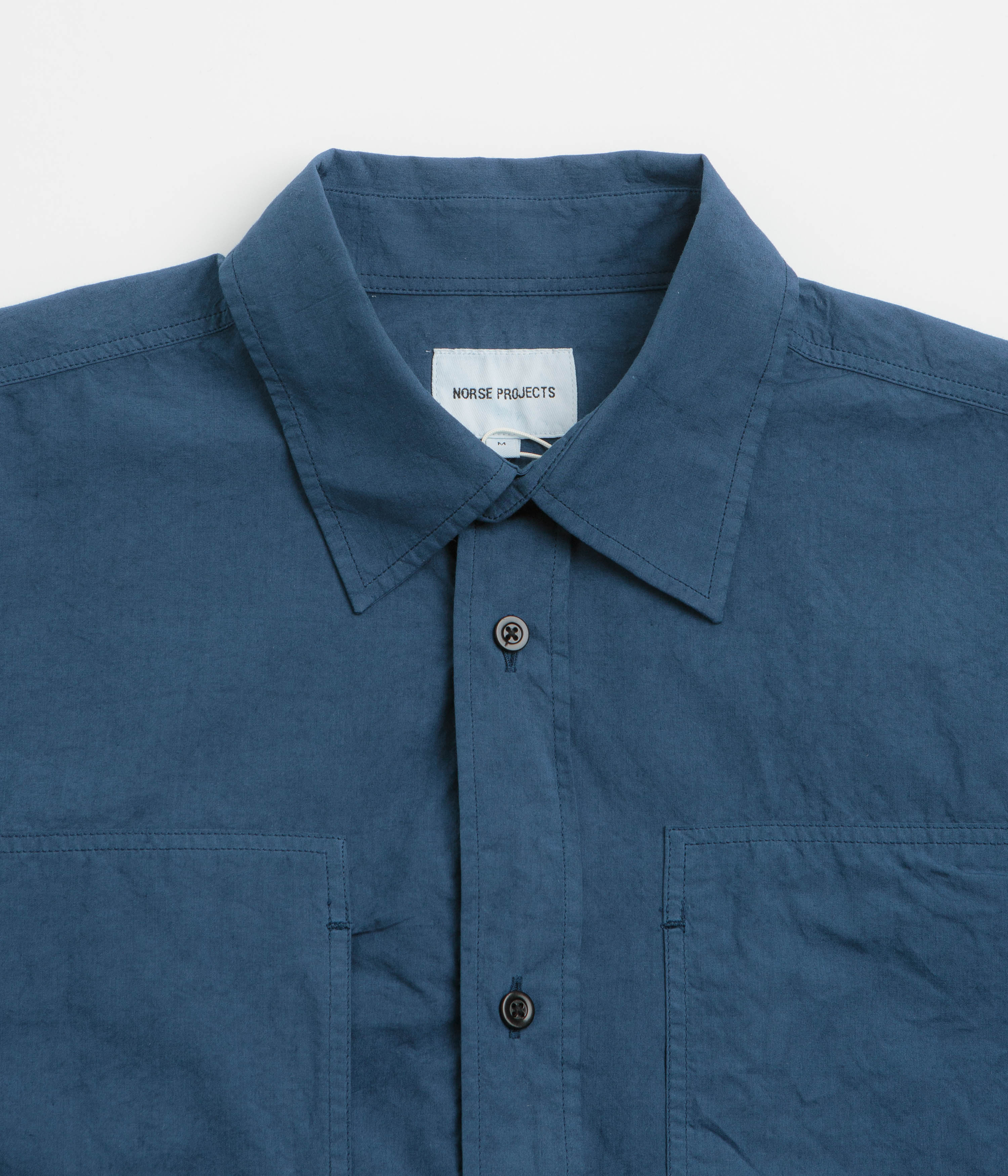 Norse Projects Ole Tencel Shirt - Estate Blue