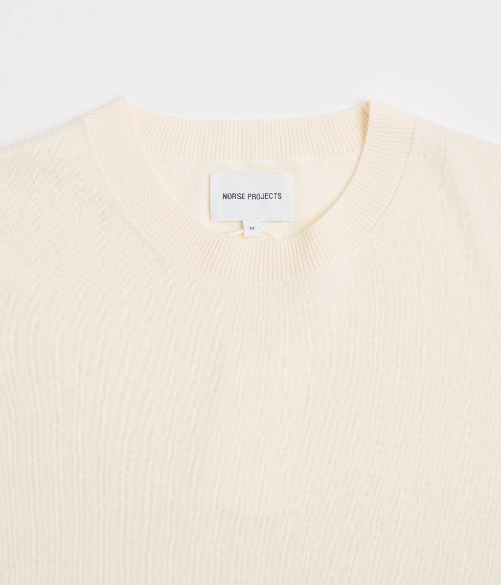 Norse Projects Rhys Cotton Linen T-Shirt - Kit White