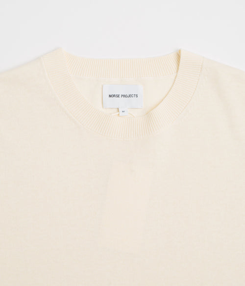 Norse Projects Rhys Cotton Linen T-Shirt - Kit White