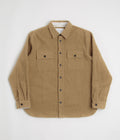 Norse Projects Silas Textured Cotton Wool Overshirt - Camel