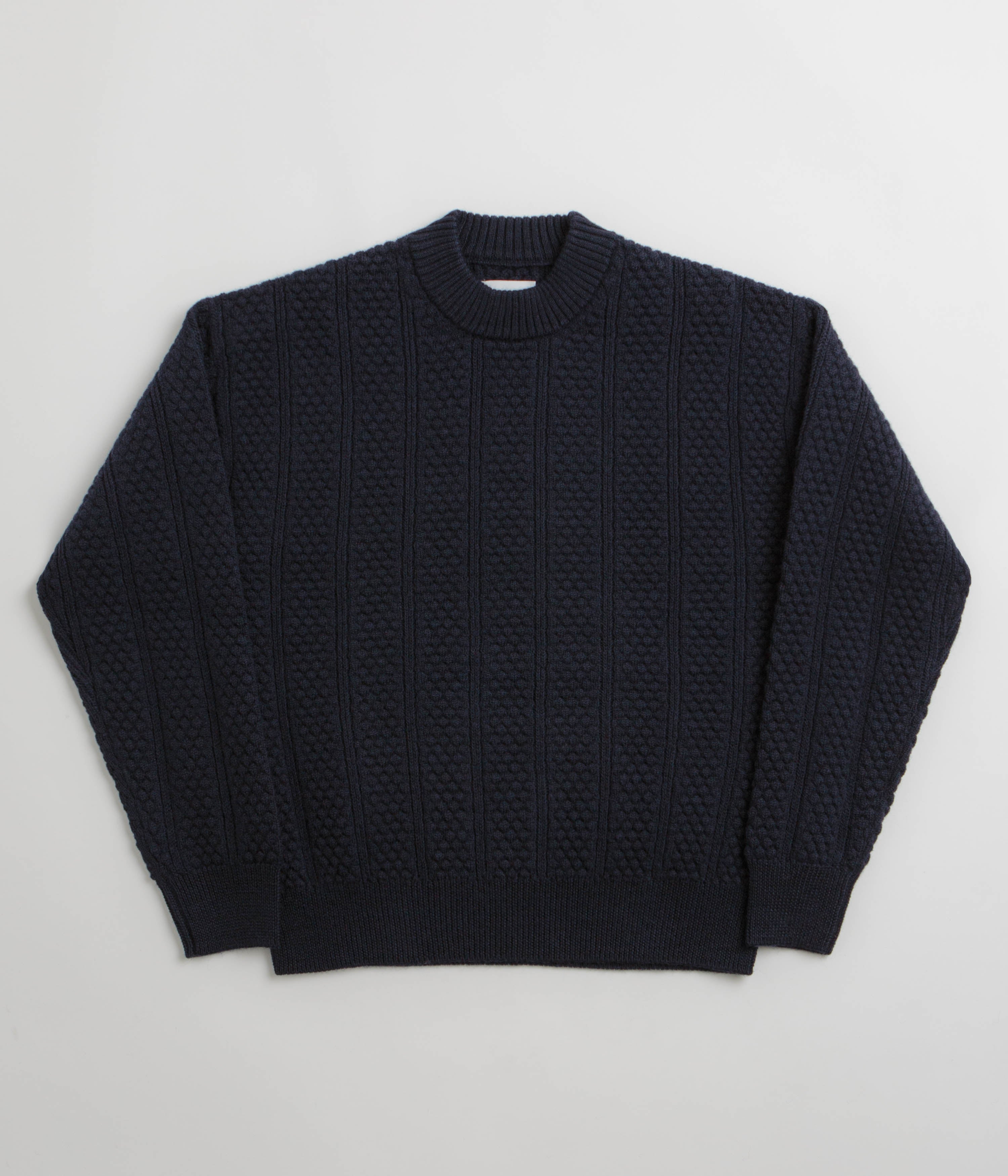 Norse Projects Storm Knit Crewneck Sweatshirt - Dark Navy