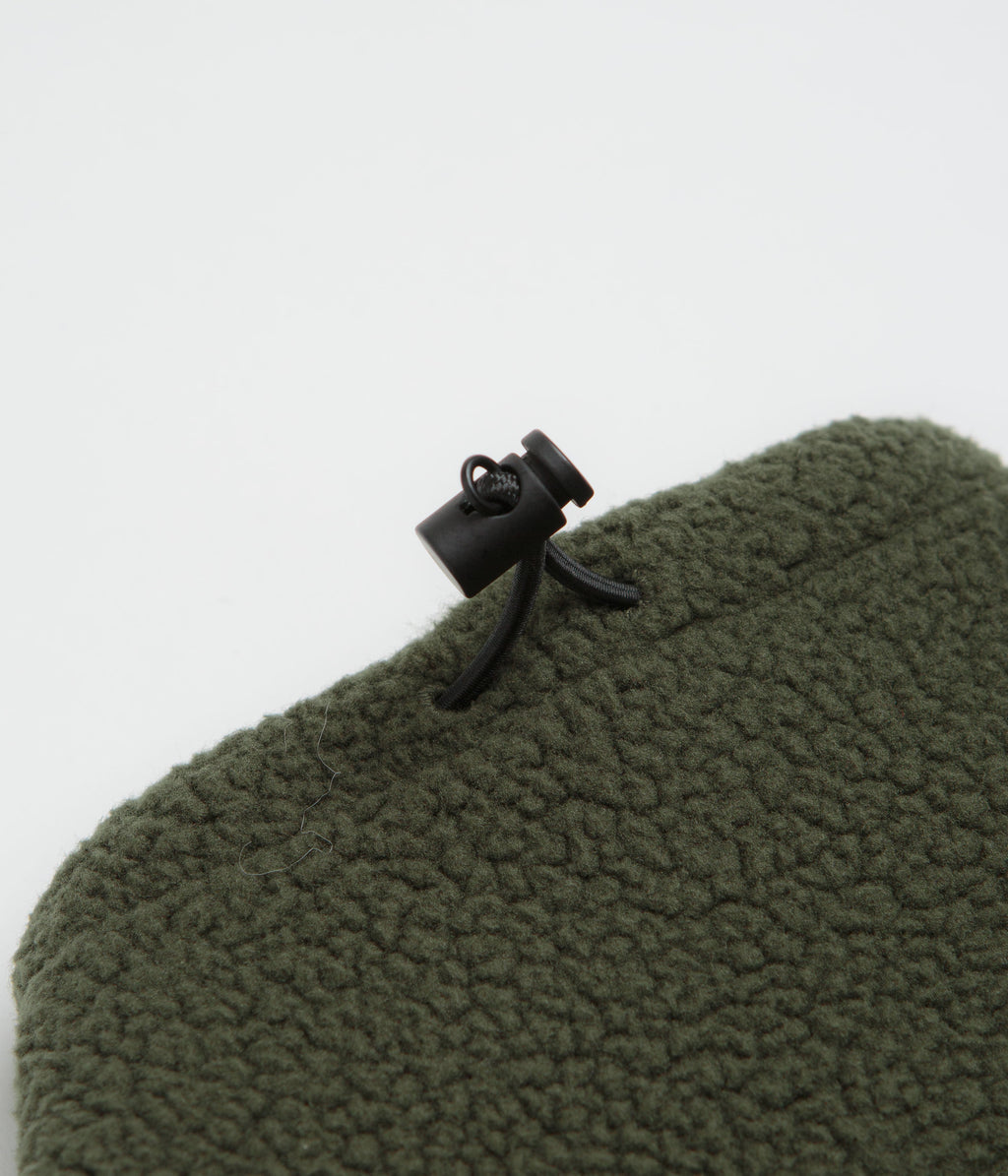 Norse Projects Tycho Pile Fleece Full Zip Jacket - Ivy Green