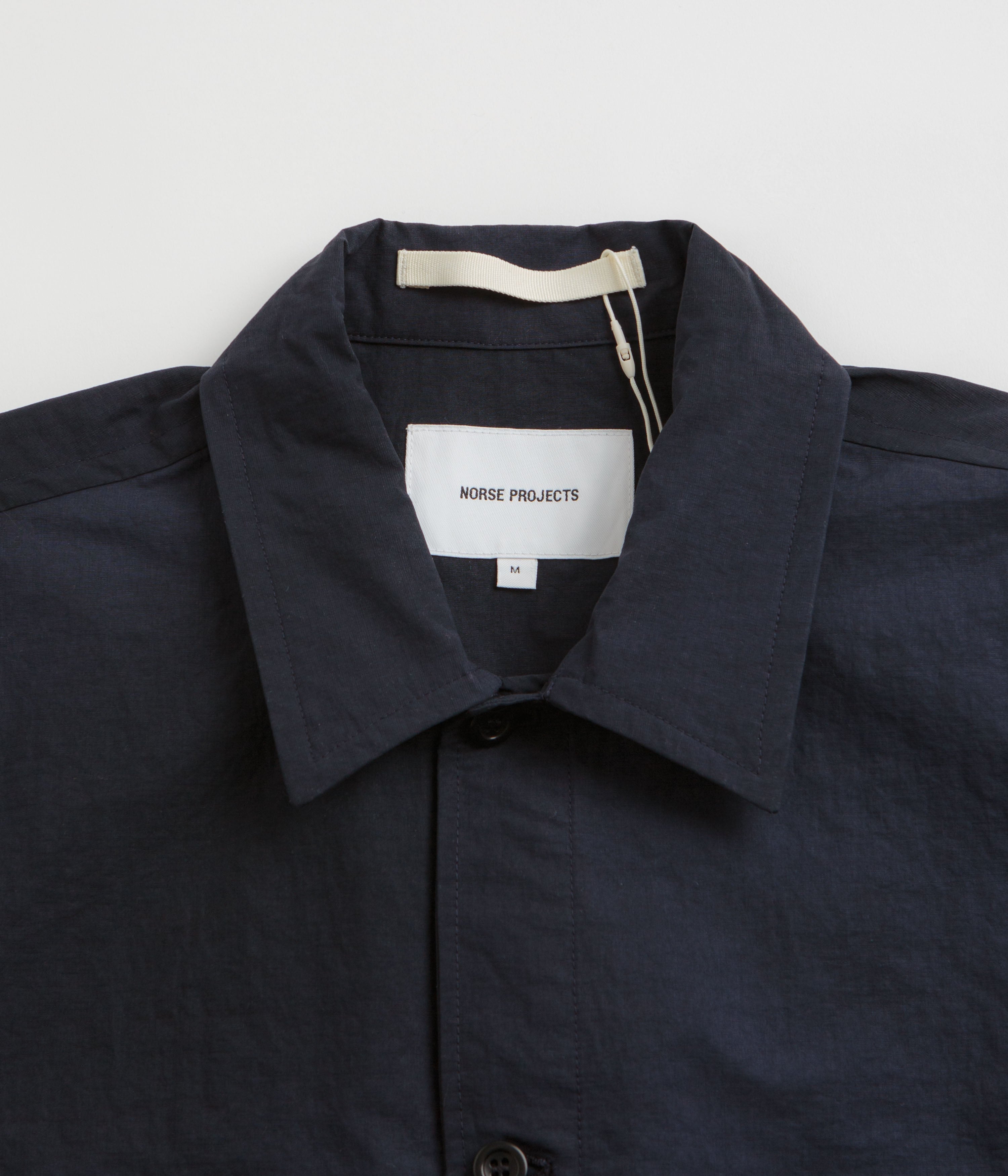 Norse Projects Ulrik Wave Dye Overshirt - Dark Navy