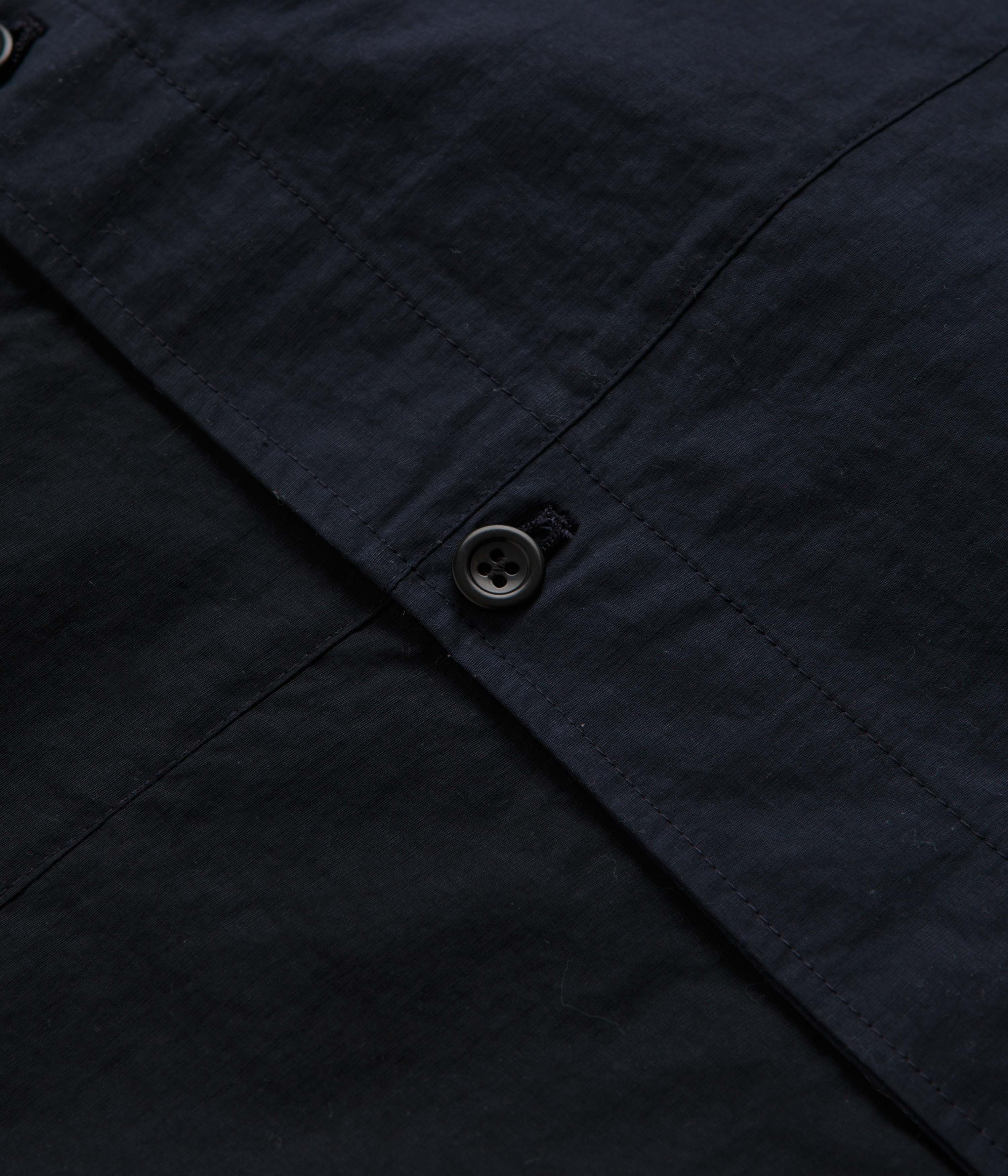 Norse Projects Ulrik Wave Dye Overshirt - Dark Navy