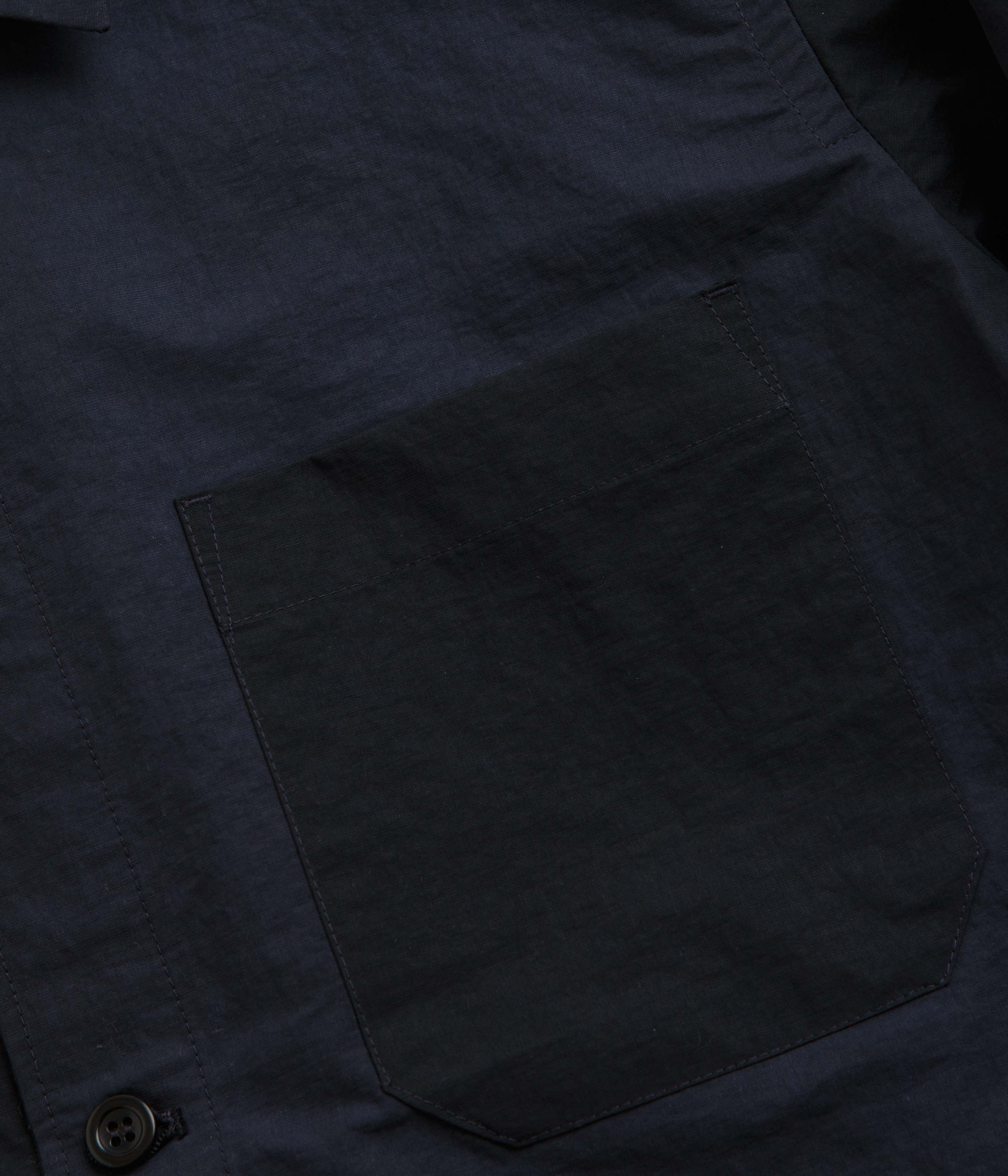 Norse Projects Ulrik Wave Dye Overshirt - Dark Navy
