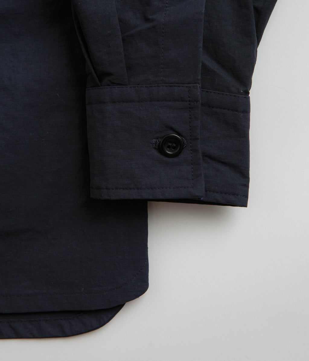 Norse Projects Ulrik Wave Dye Overshirt - Dark Navy