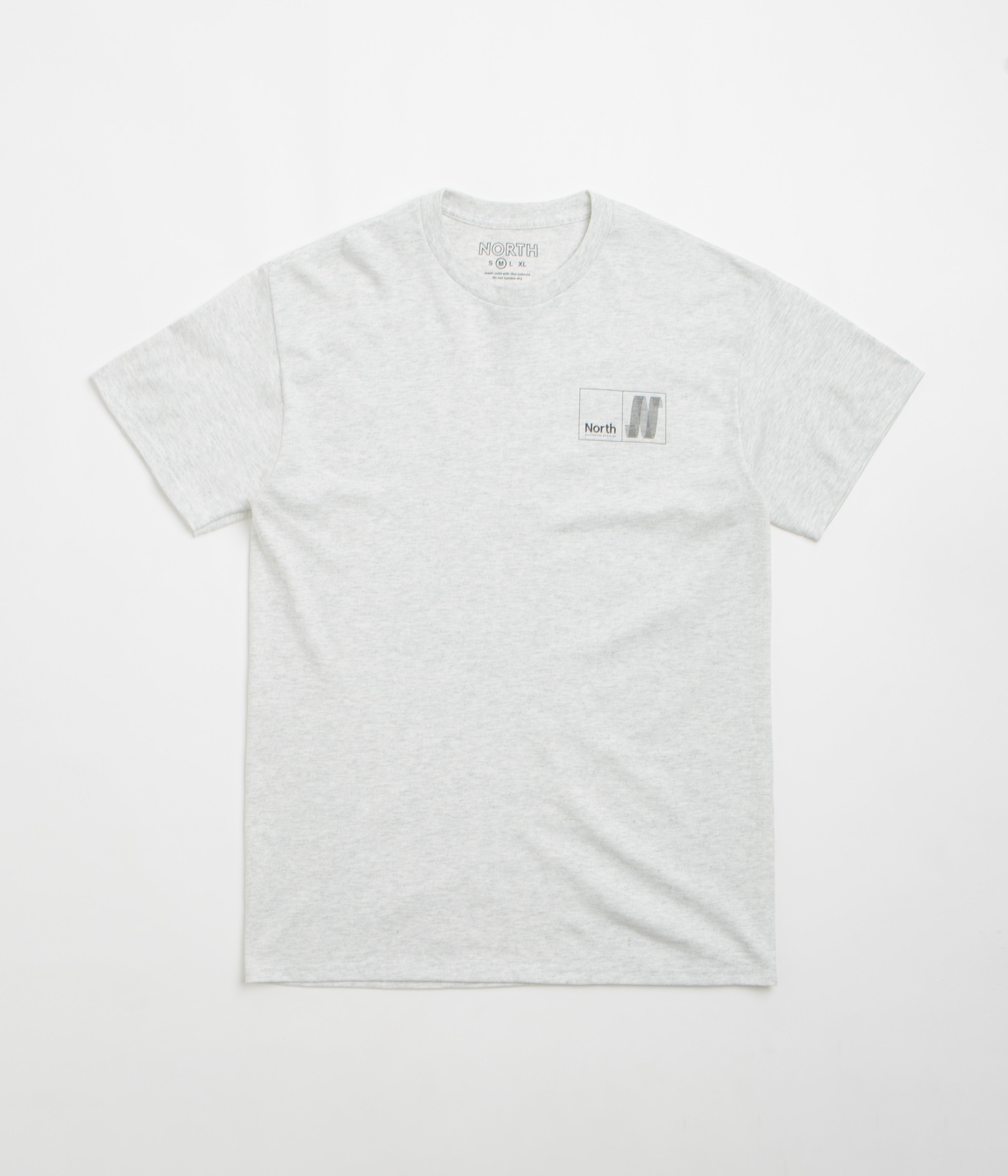 North N Logo T-Shirt - Ash / Black