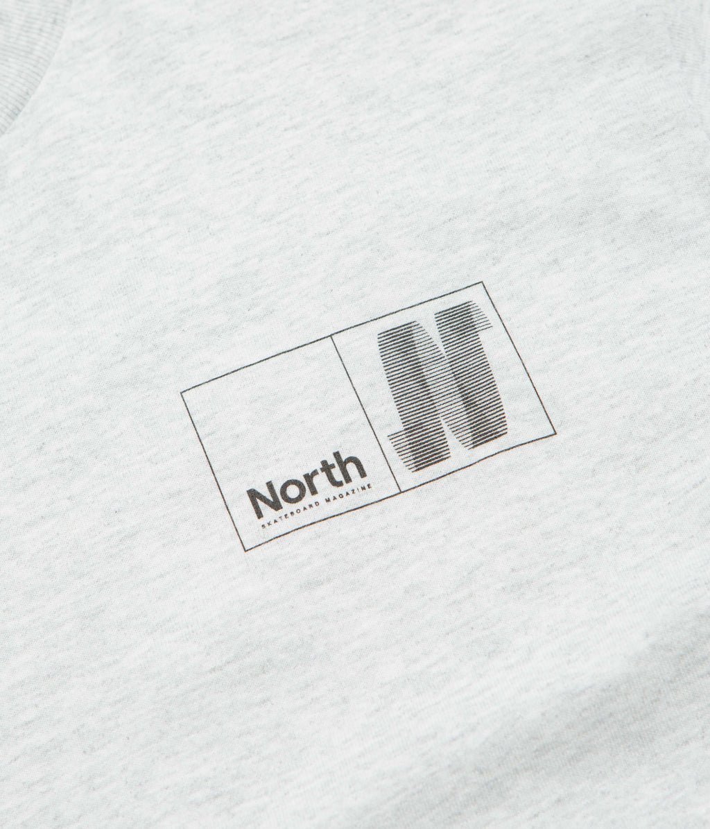North N Logo T-Shirt - Ash / Black