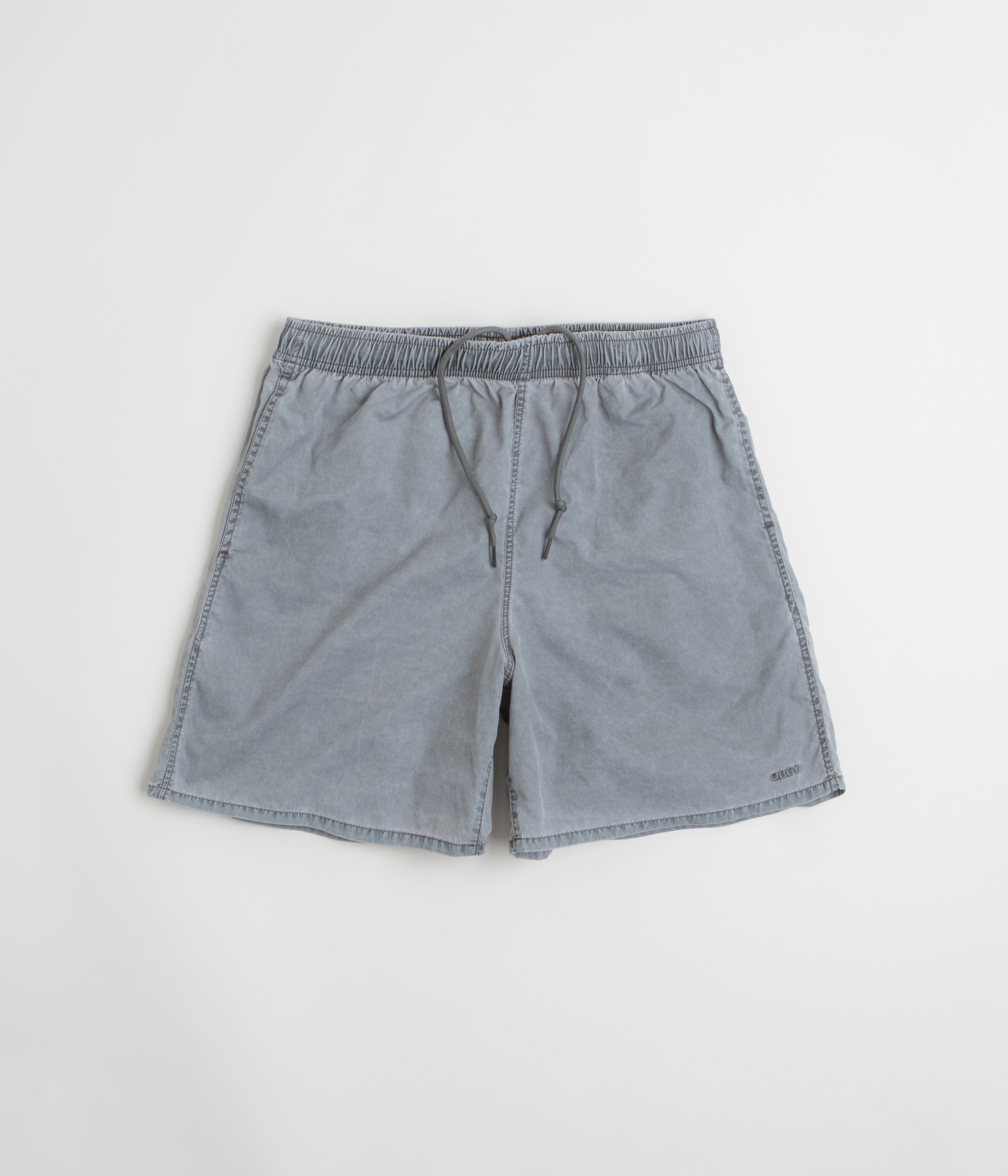 Obey Easy Pigment Cotton Nylon Shorts - Pigment Black