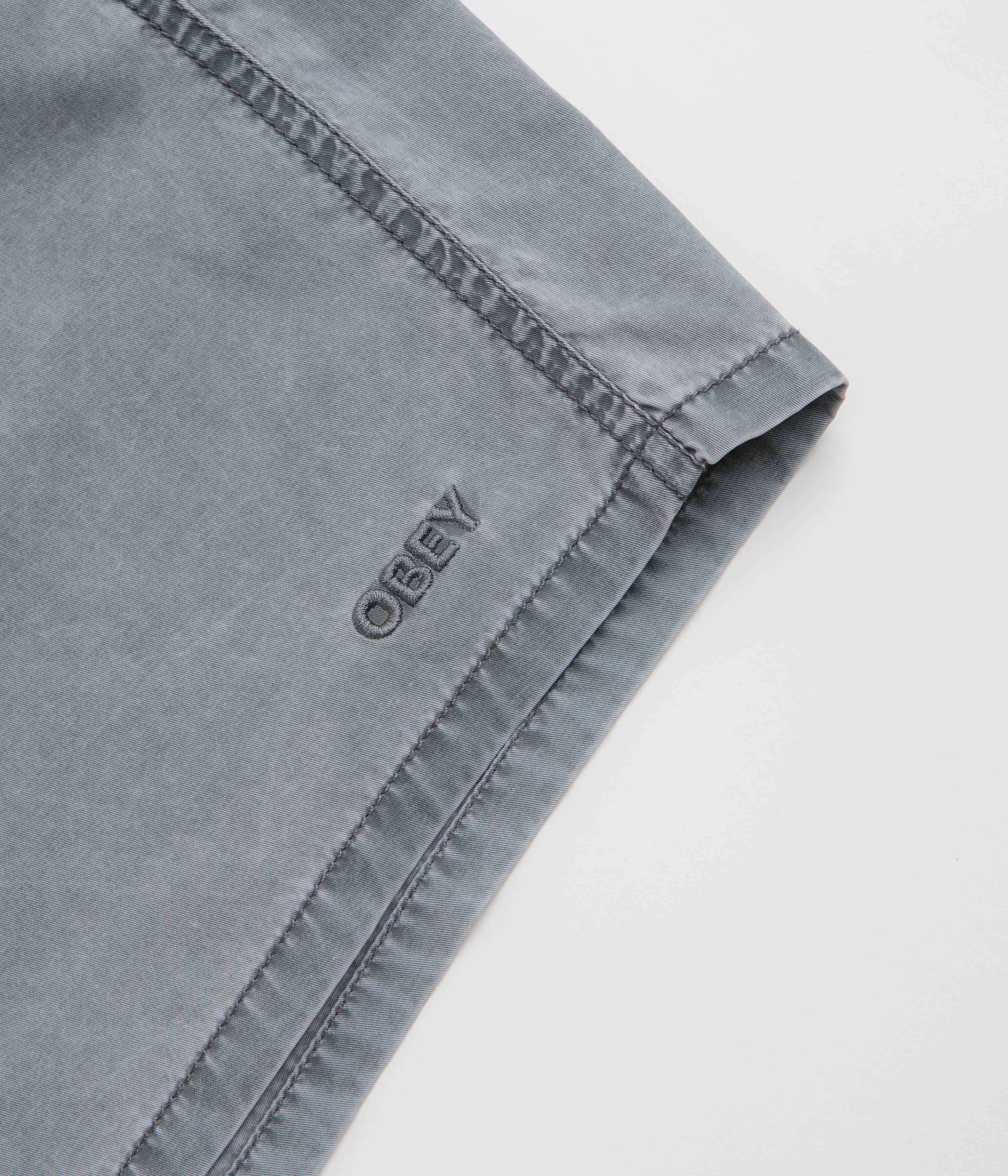 Obey Easy Pigment Cotton Nylon Shorts - Pigment Black