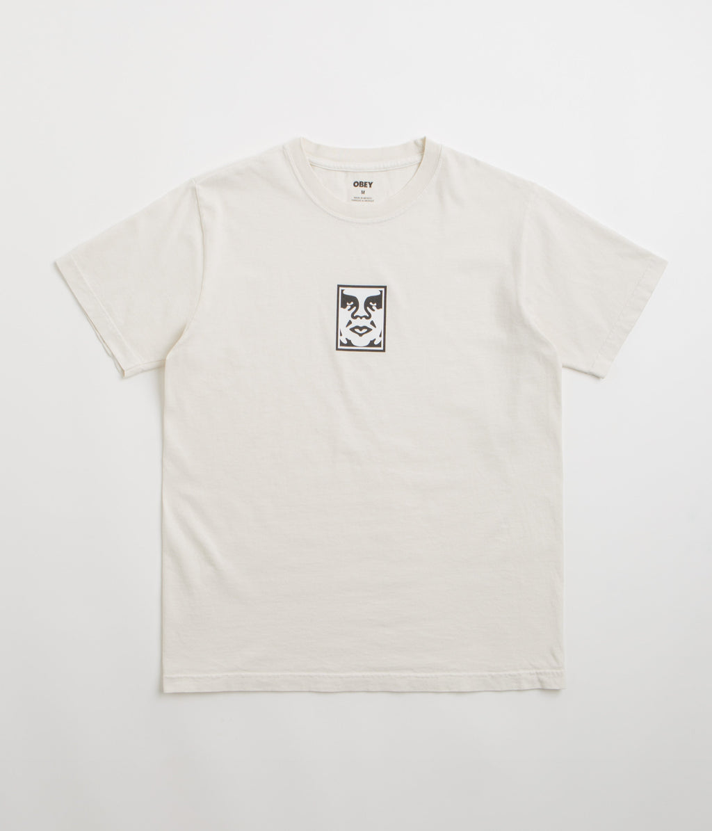 Obey Icon Face T-Shirt - Pigment Chalk