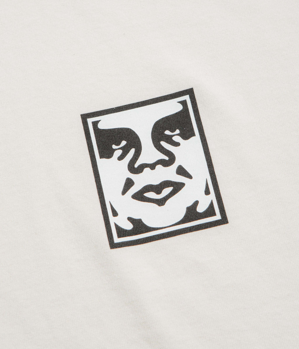Obey Icon Face T-Shirt - Pigment Chalk