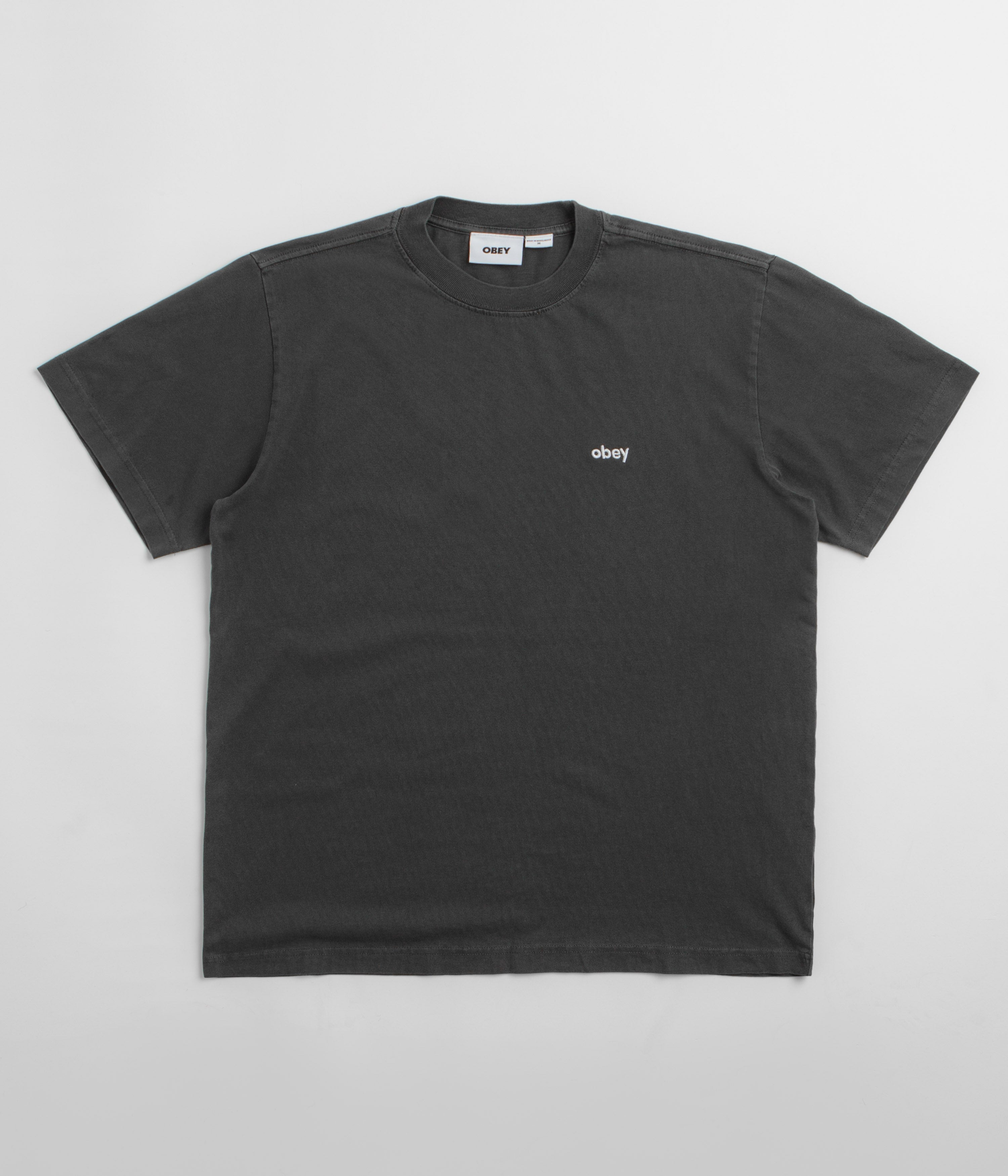Obey Lowercase T-Shirt - Pigment Pirate Black