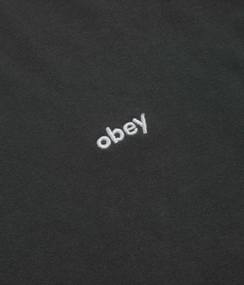 Obey Lowercase T-Shirt - Pigment Pirate Black