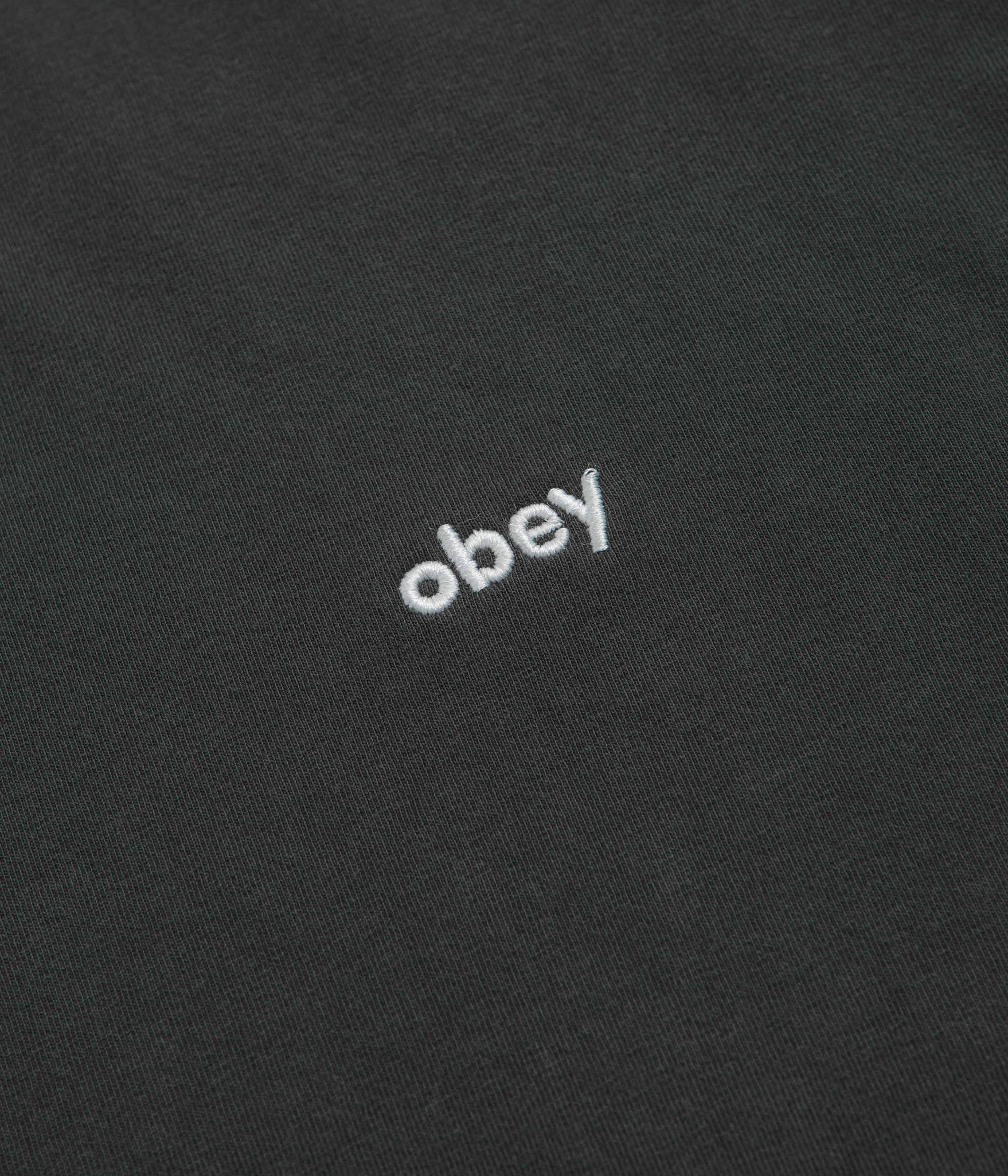 Obey Lowercase T-Shirt - Pigment Pirate Black