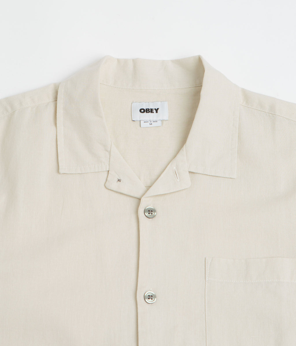 Obey Quentin Short Sleeve Shirt - Birch Multi
