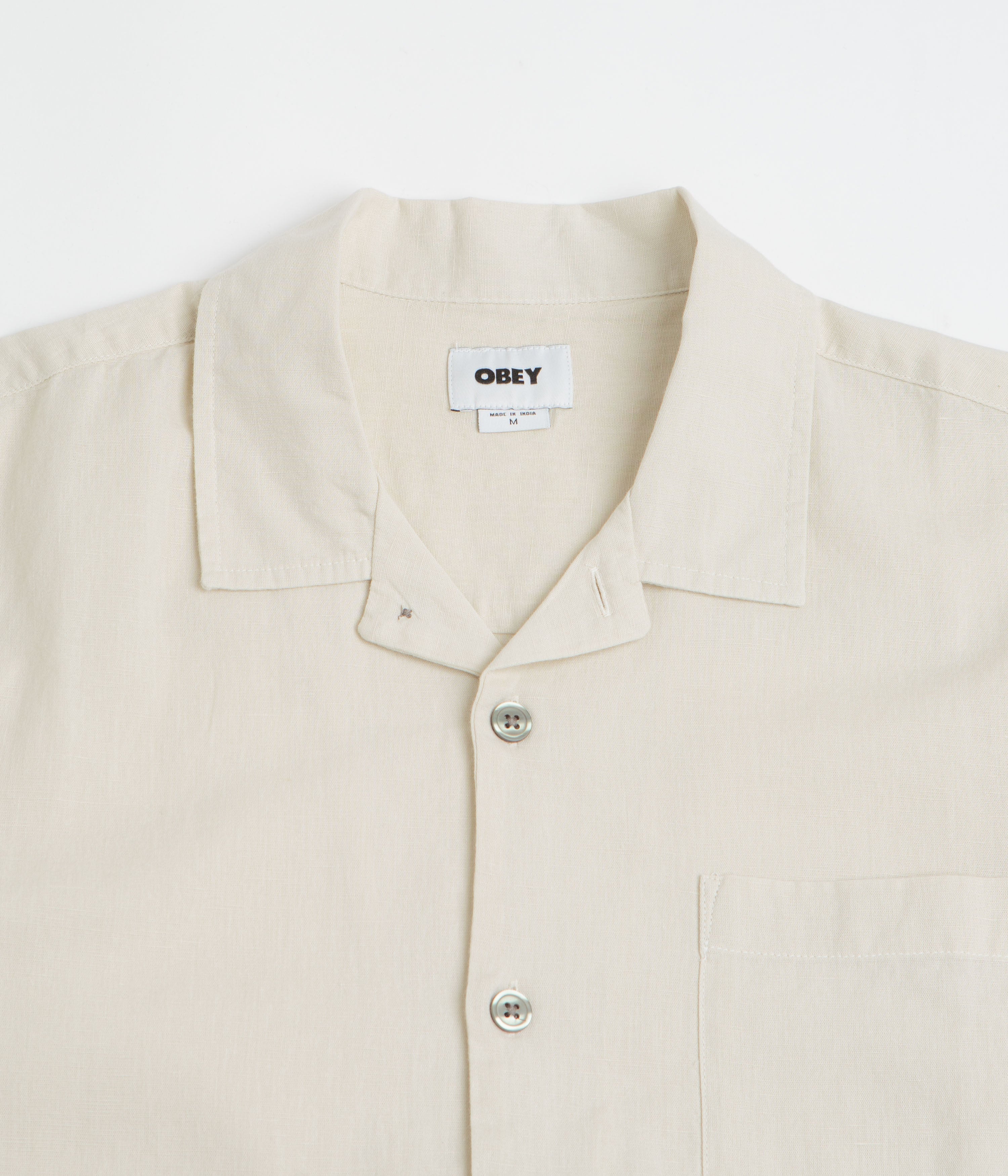 Obey Quentin Short Sleeve Shirt - Birch Multi