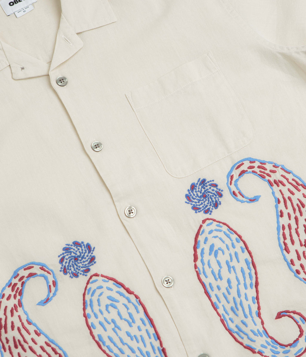 Obey Quentin Short Sleeve Shirt - Birch Multi