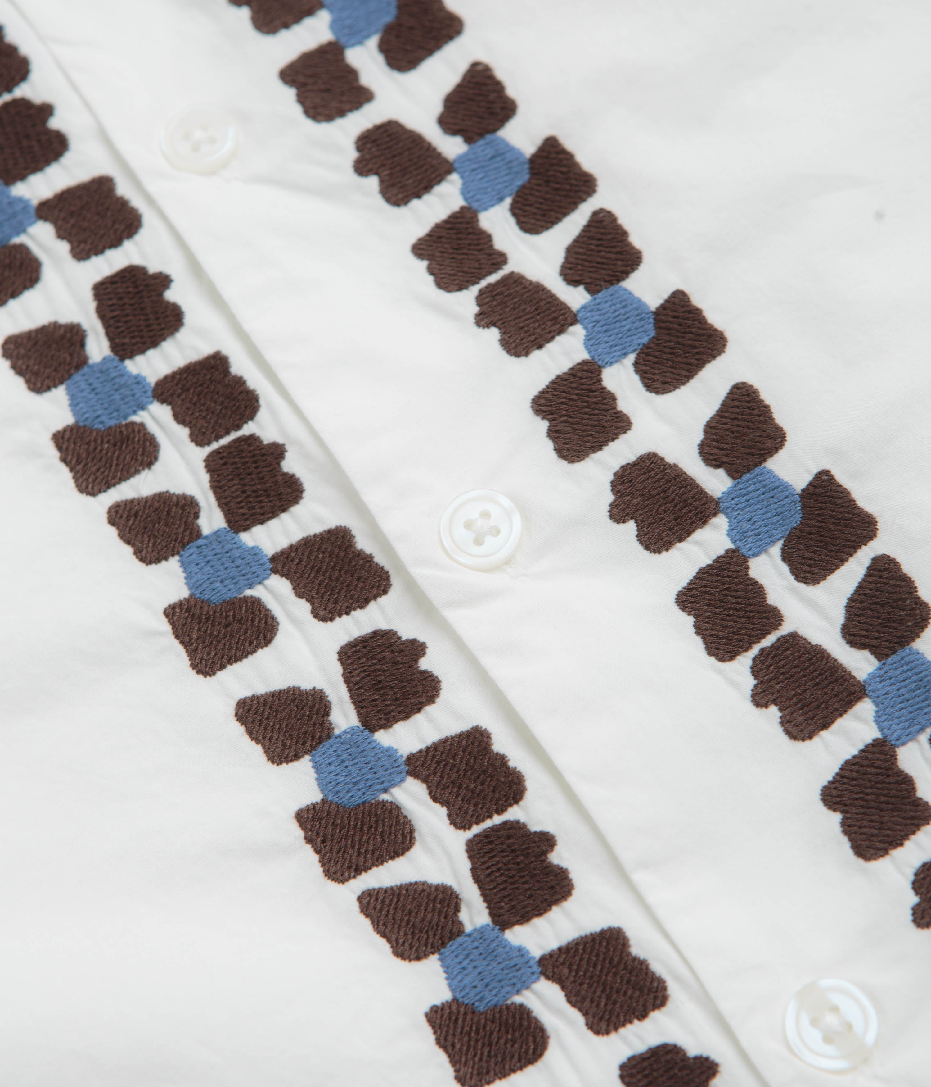 Obey Ruben Short Sleeve Shirt - White Multi