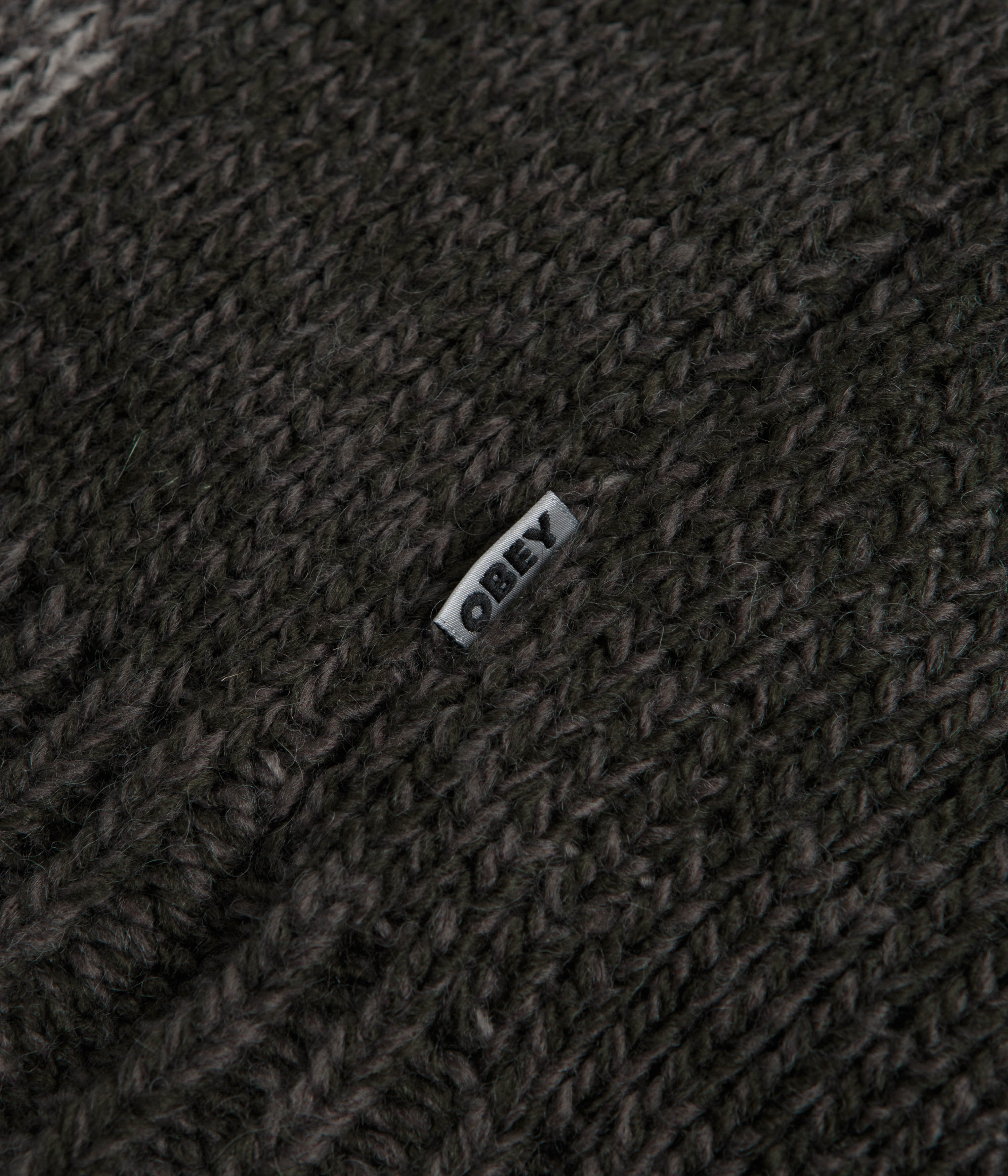 Obey Zip Up Baja Hoodie - Leaf Multi