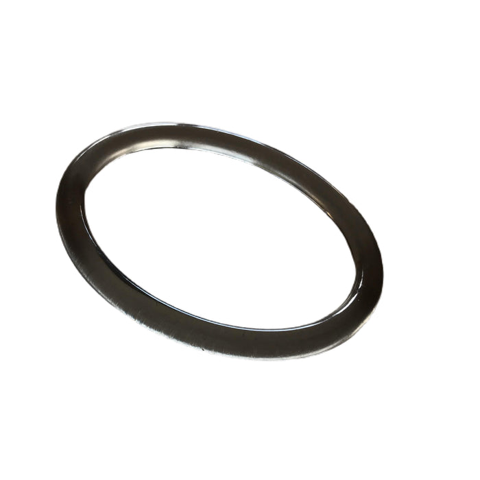 Oval Smoky Lucite Tube Bangle Bracelet circa 1960s