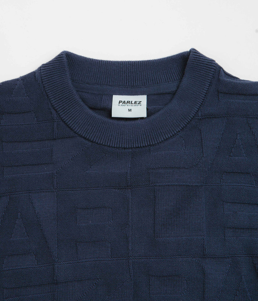 Parlez Block Crewneck Sweatshirt - Midnight