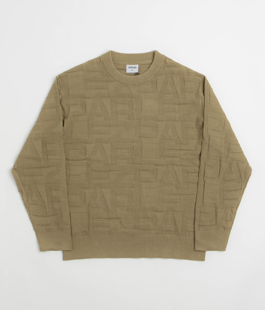 Parlez Block Crewneck Sweatshirt - Sand