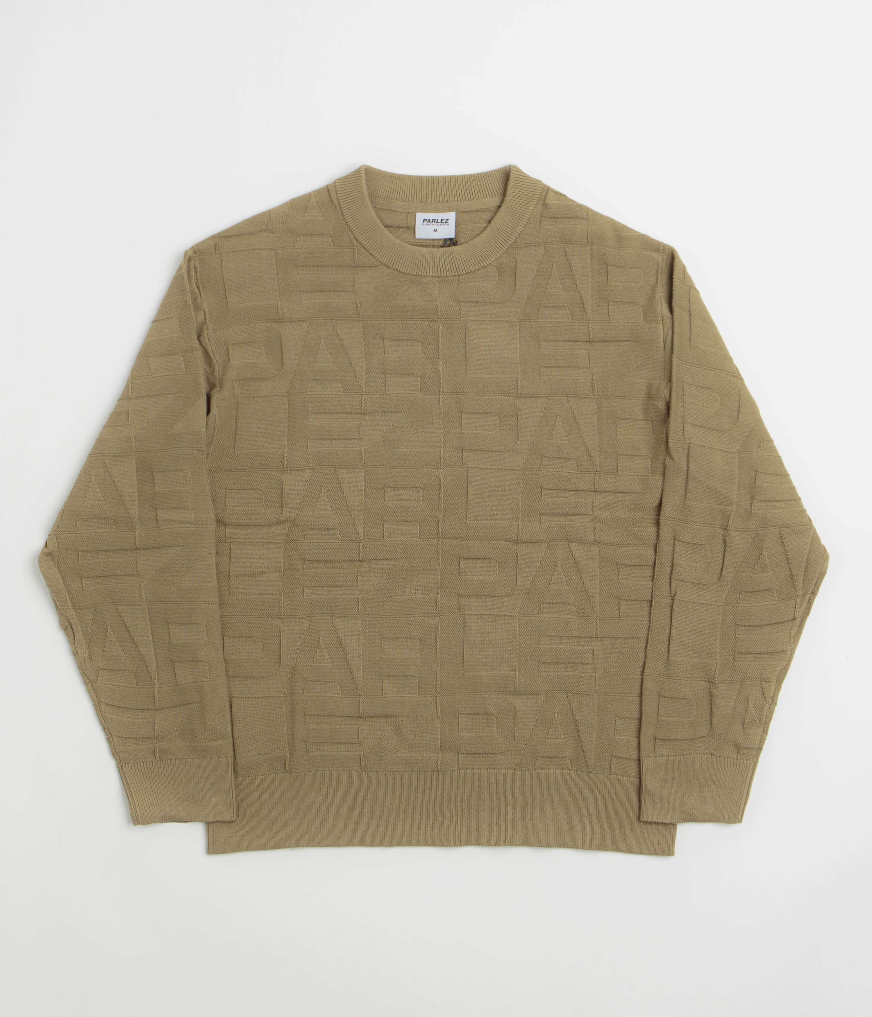 Parlez Block Crewneck Sweatshirt - Sand