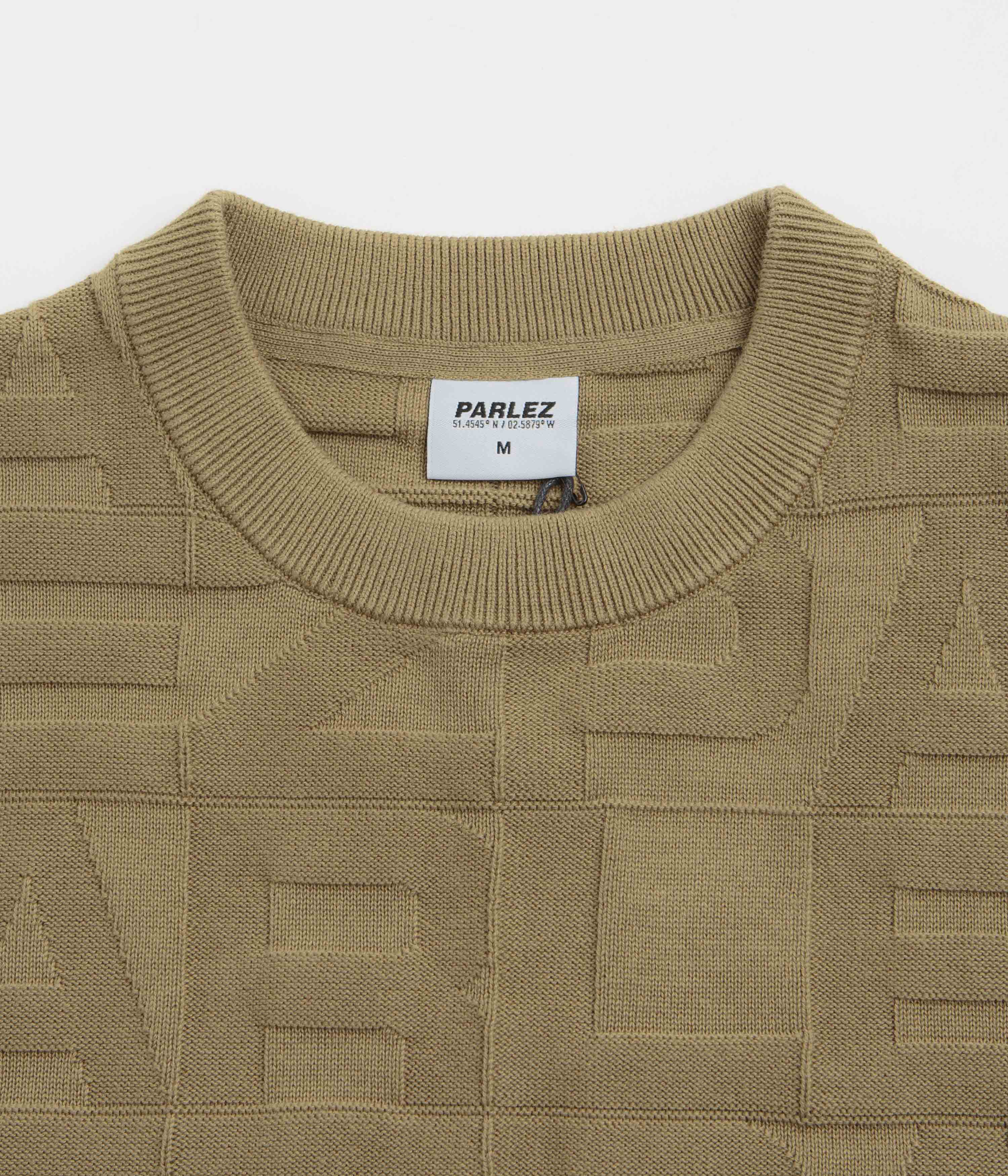 Parlez Block Crewneck Sweatshirt - Sand