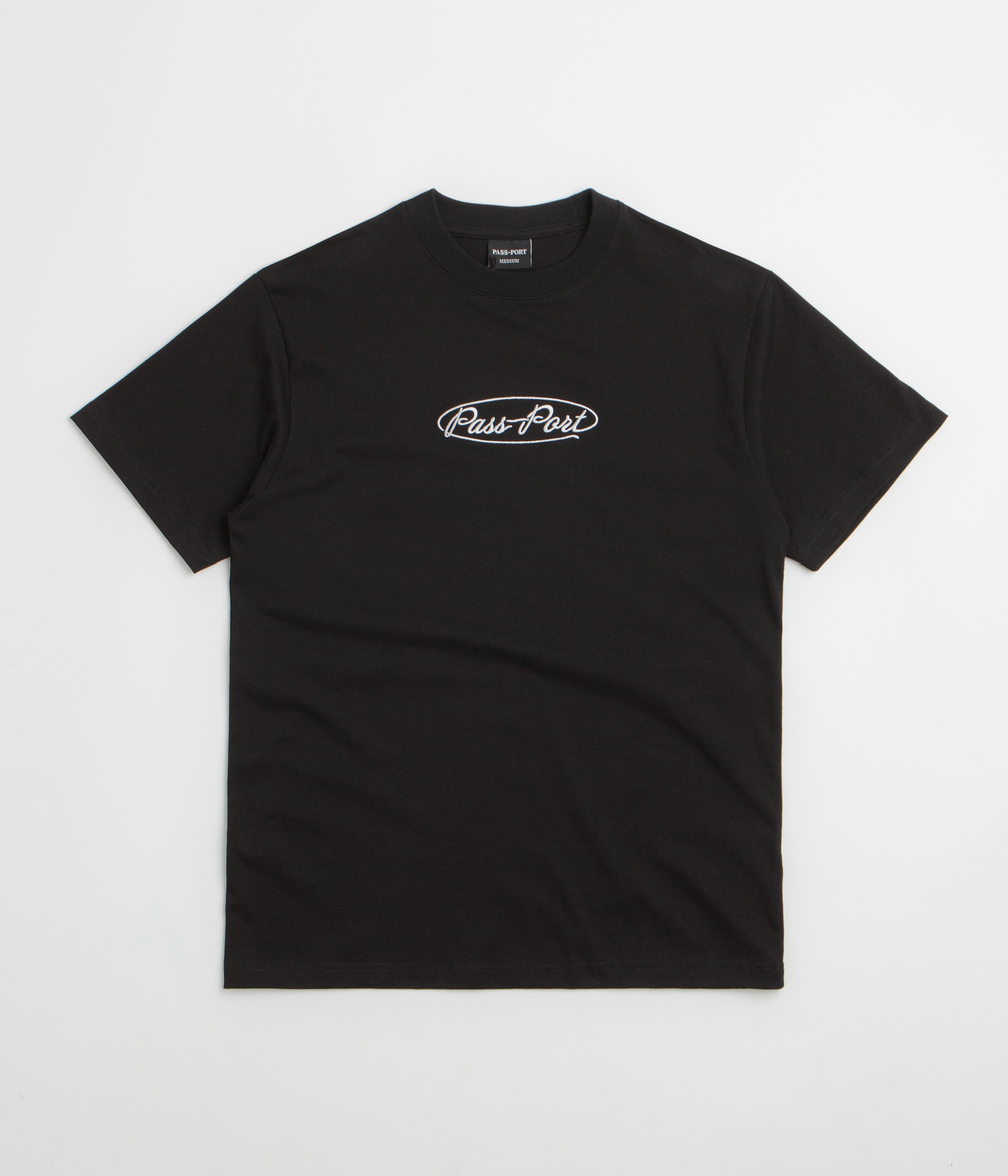 Pass Port Ovalit T-Shirt - Black