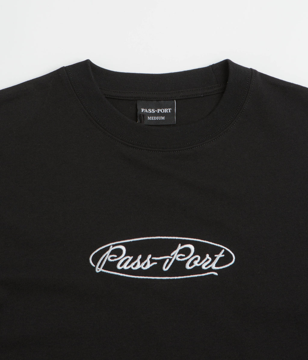 Pass Port Ovalit T-Shirt - Black