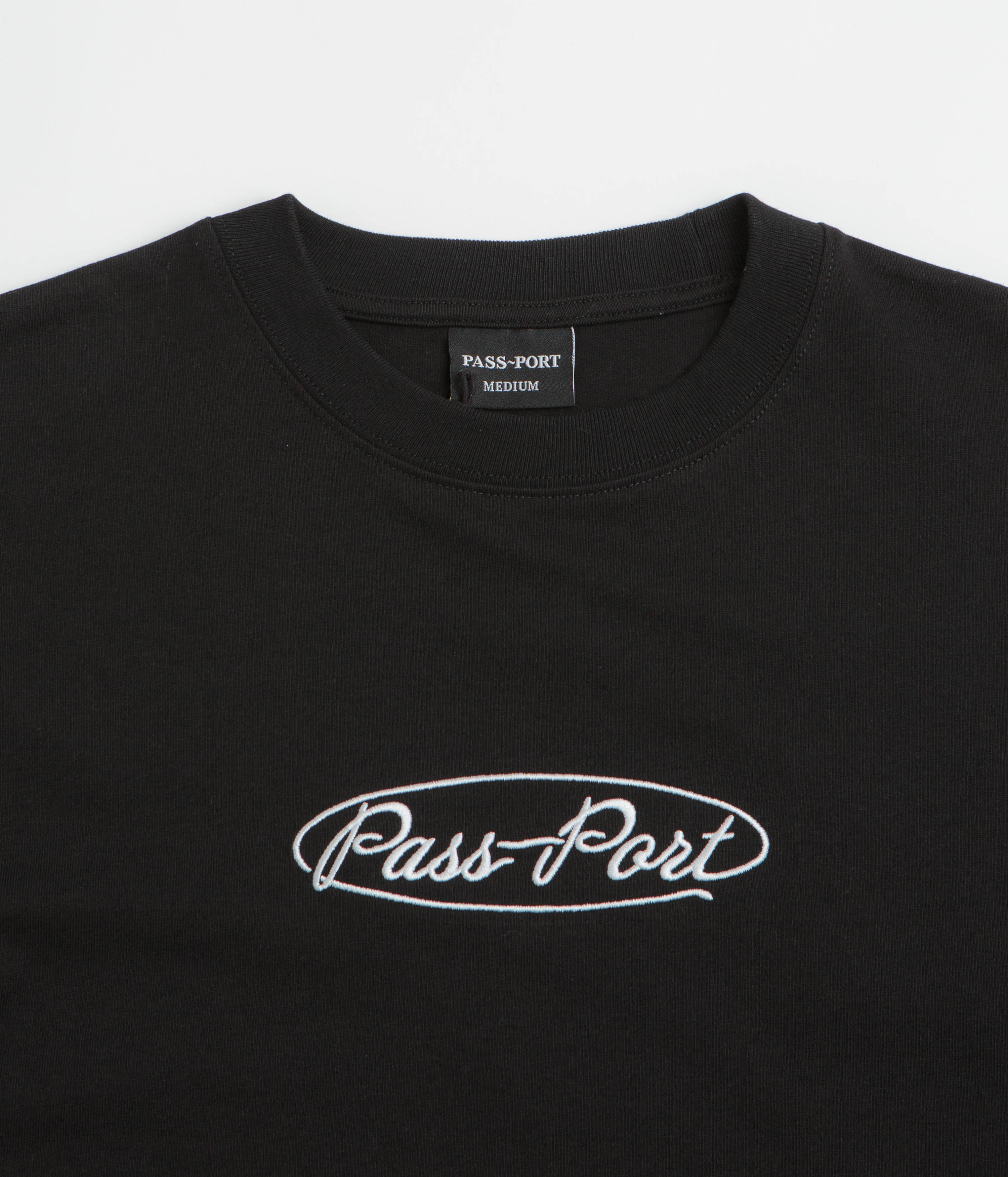 Pass Port Ovalit T-Shirt - Black