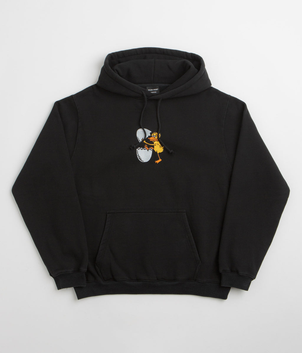 Pass Port Over It Hoodie - Washed Black
