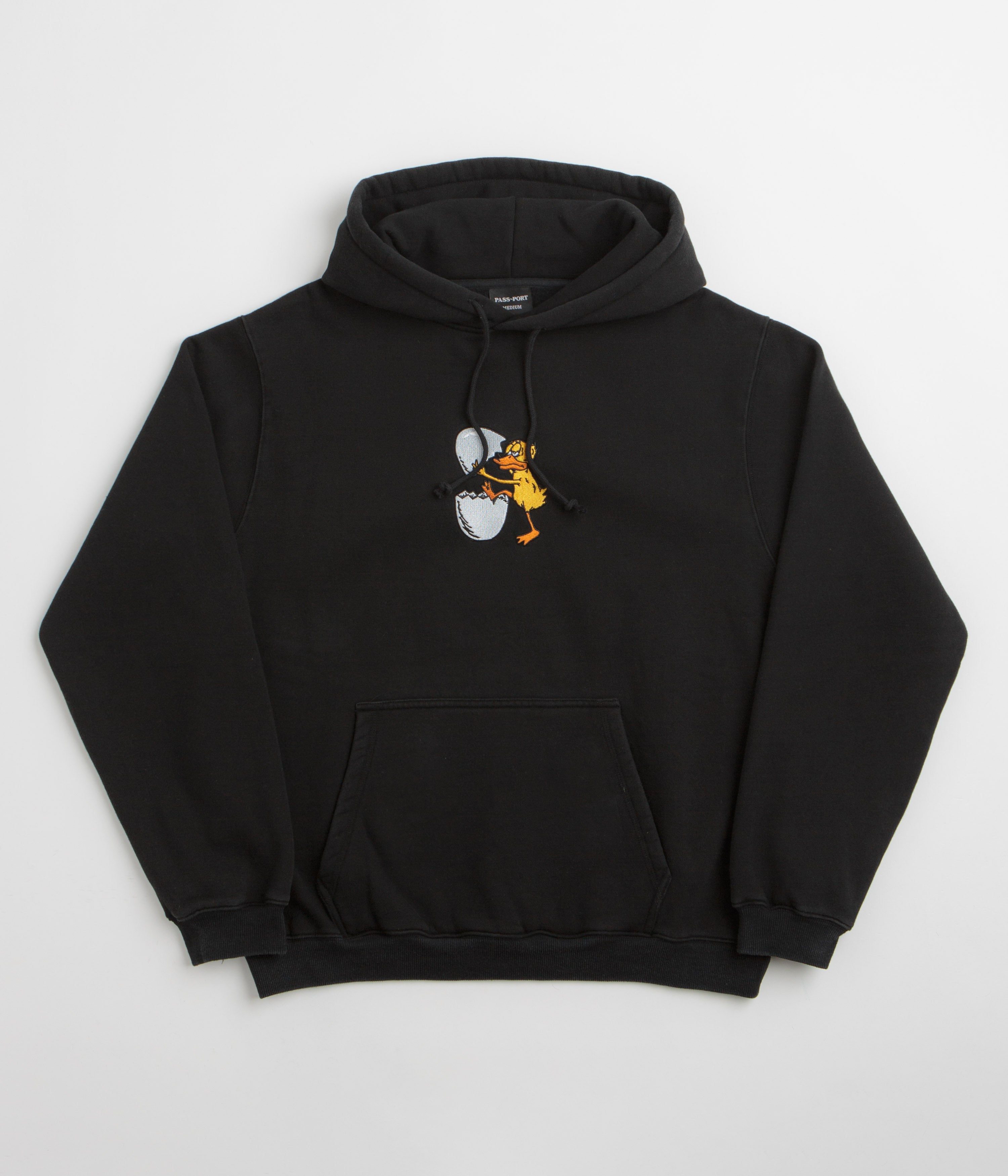 Pass Port Over It Hoodie - Washed Black
