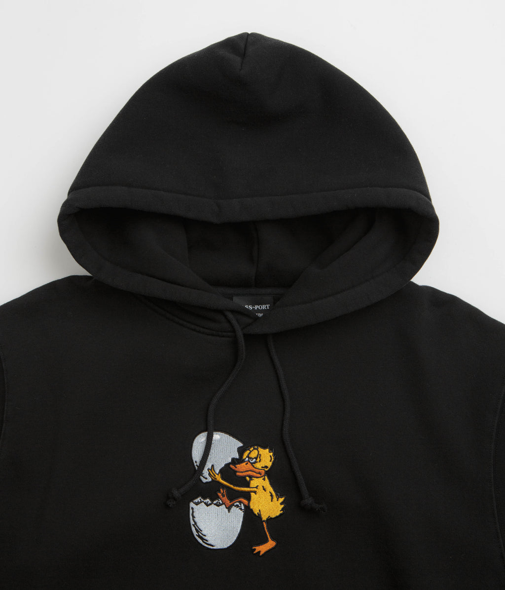 Pass Port Over It Hoodie - Washed Black