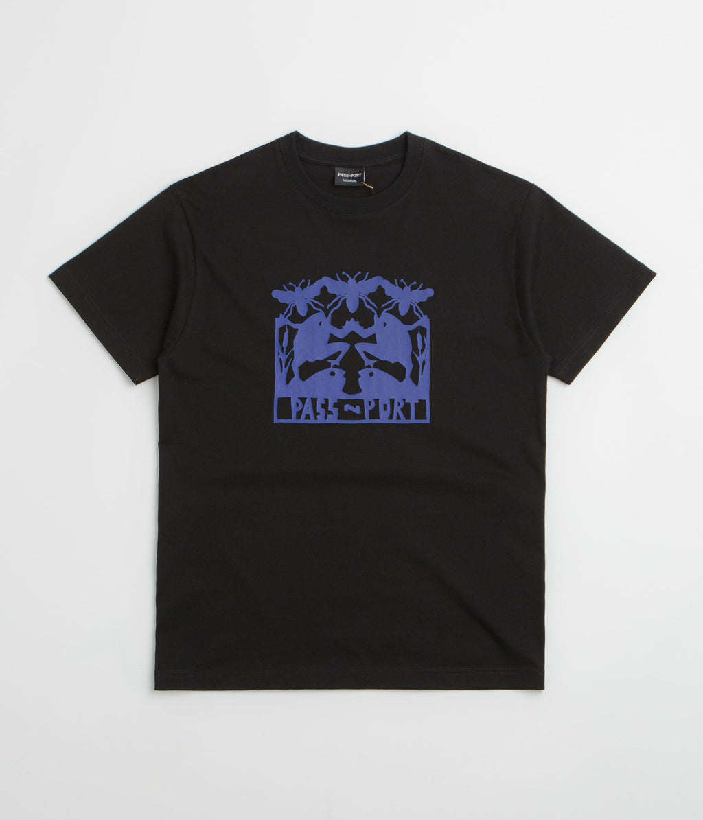 Pass Port Scissorcraft T-Shirt - Black
