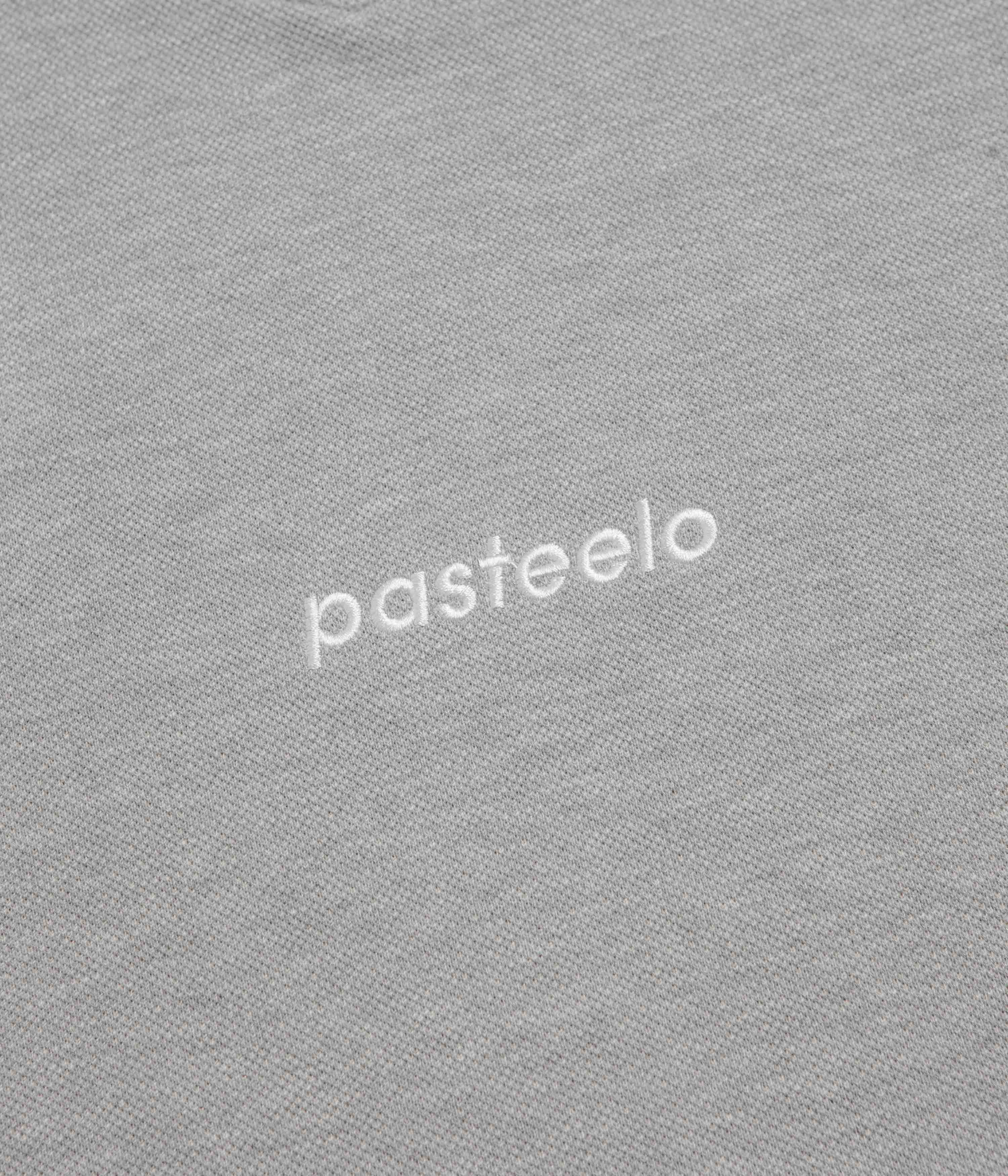 Pasteelo Pique Sports Long Sleeve T-Shirt - Heather Grey