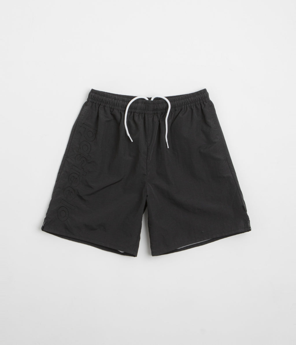 Pasteelo Script Active Shorts - Black