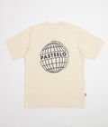 Pasteelo Sphere Grid T-Shirt - Cream