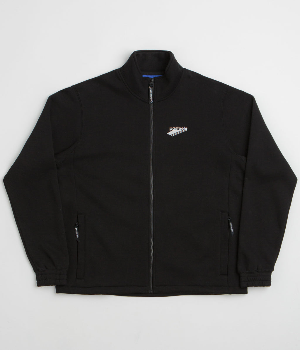 Pasteelo Zip Up Trainer Sweatshirt - Black