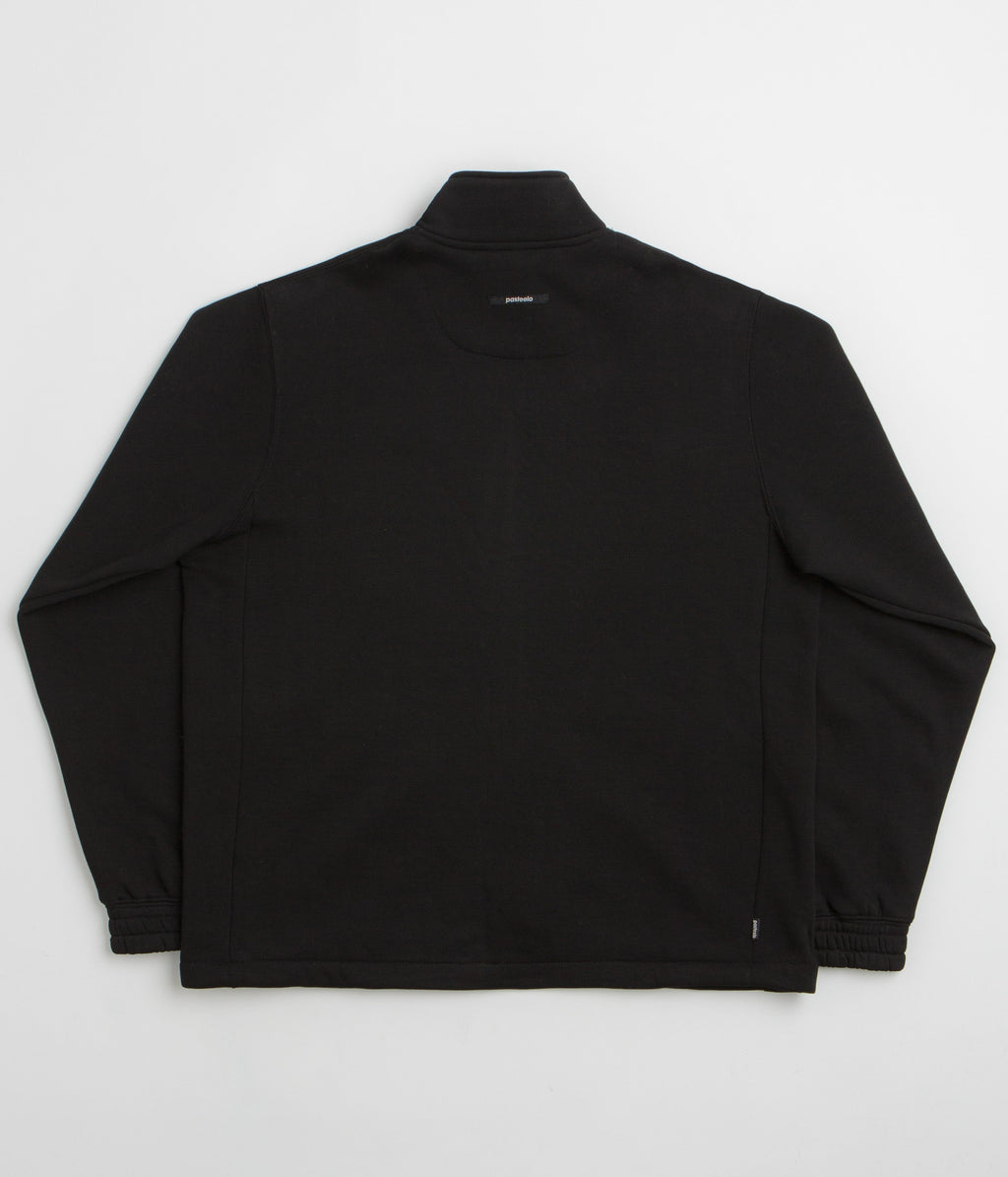 Pasteelo Zip Up Trainer Sweatshirt - Black