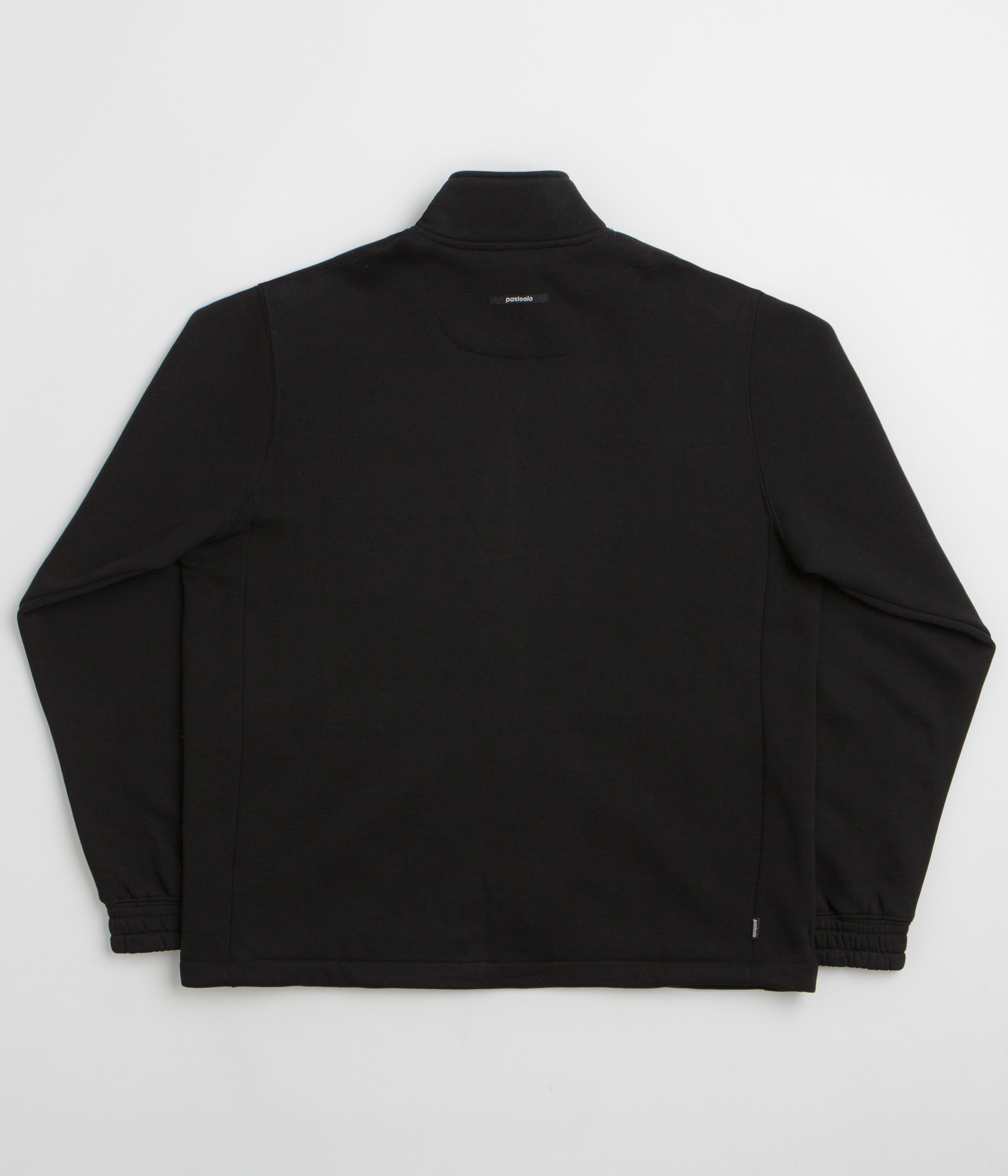 Pasteelo Zip Up Trainer Sweatshirt - Black