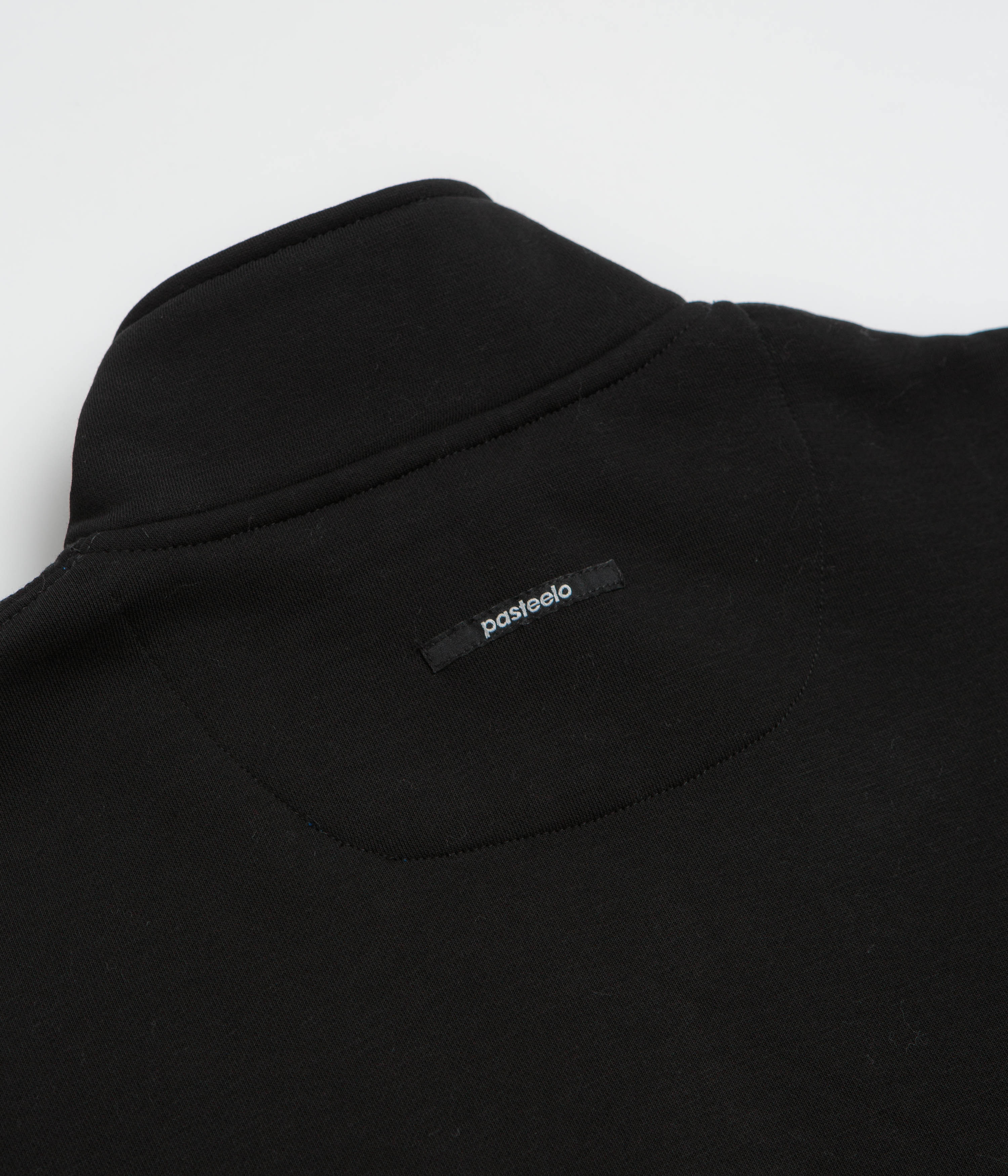 Pasteelo Zip Up Trainer Sweatshirt - Black