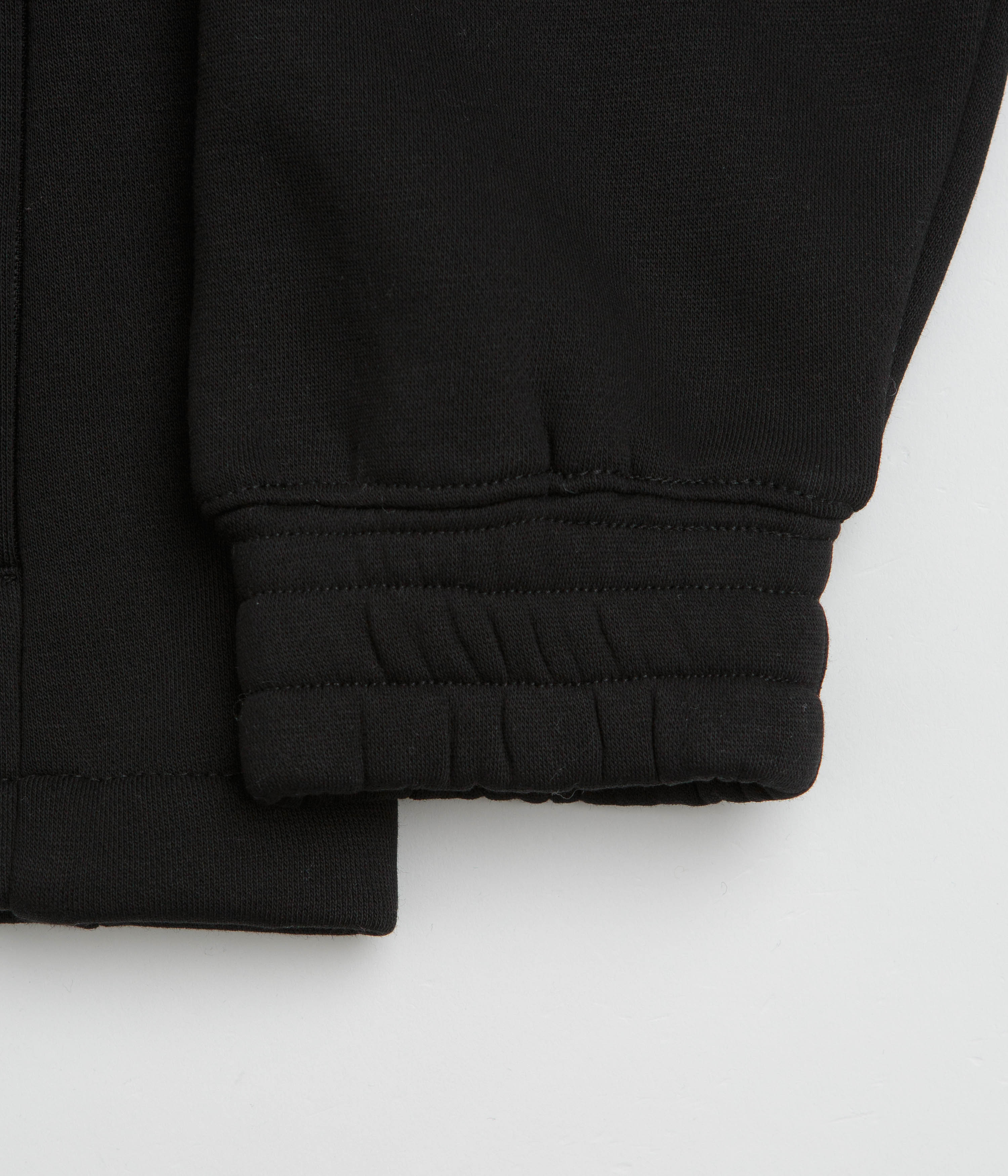 Pasteelo Zip Up Trainer Sweatshirt - Black