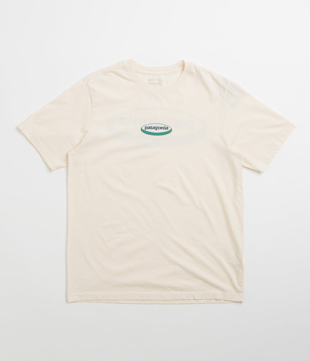 Patagonia 95 Oval Logo T-Shirt - Undyed Natural