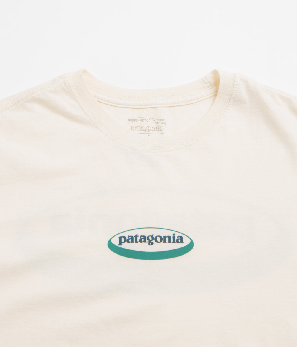 Patagonia 95 Oval Logo T-Shirt - Undyed Natural