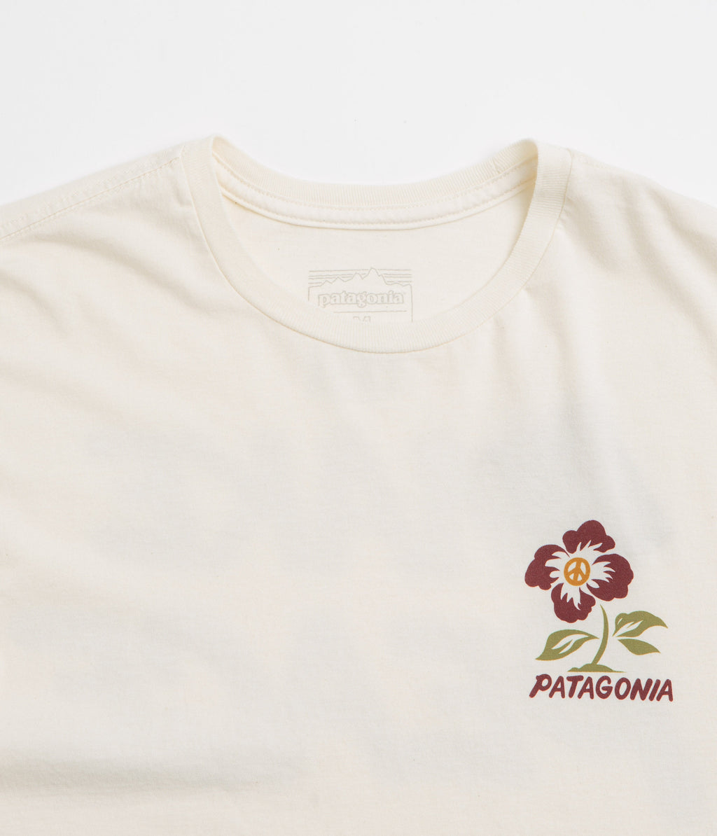 Patagonia Balance Organic T-Shirt - Peace Seeds: Undyed Natural