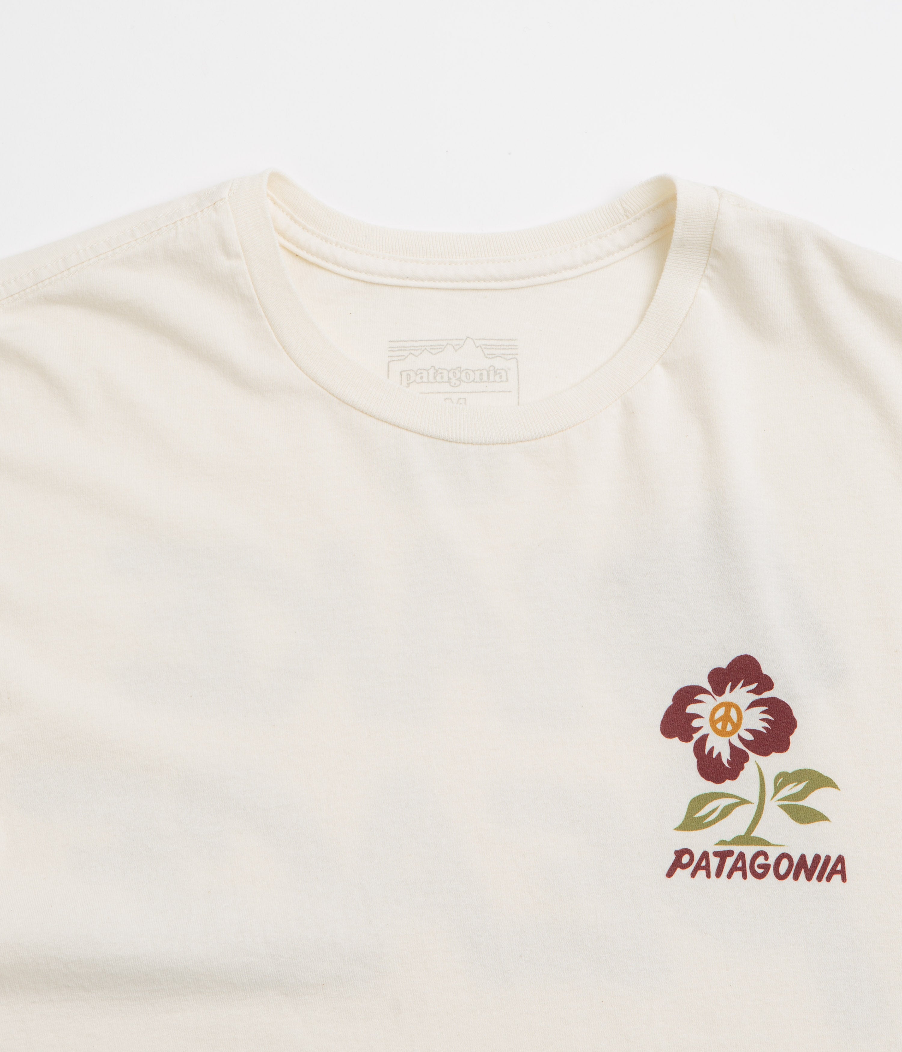 Patagonia Balance Organic T-Shirt - Peace Seeds: Undyed Natural