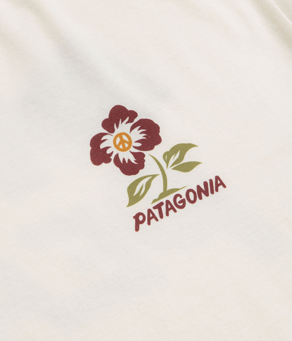 Patagonia Balance Organic T-Shirt - Peace Seeds: Undyed Natural