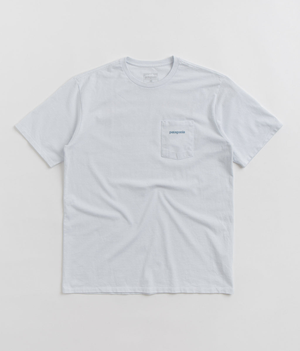Patagonia Boardshort Logo Pocket Responsibili-Tee T-Shirt - White